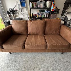 Brown Sofa And Couch 