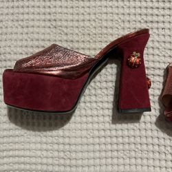 La Perla Red Heels 