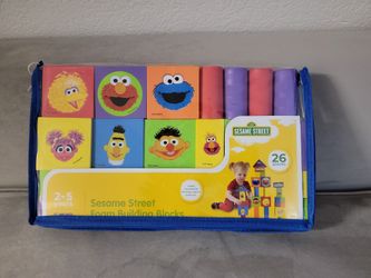 sesame street foam building blocks 26 pieces