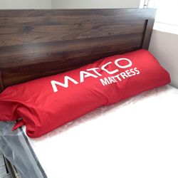 Bed Frame Wood Style Queen Size