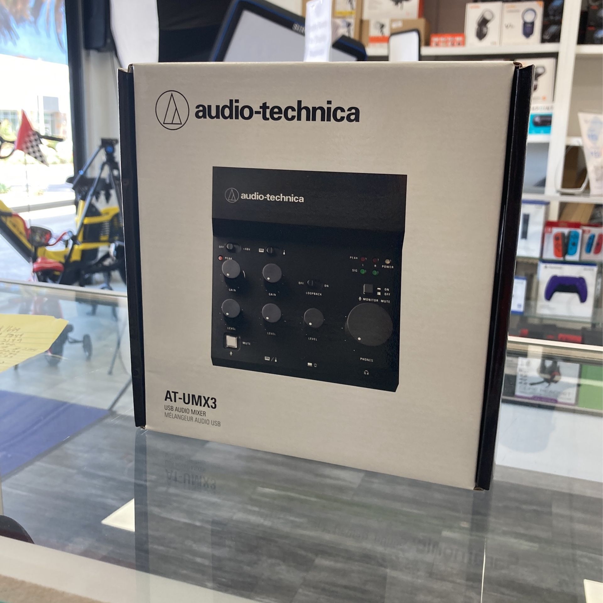 Audio Technica AT UMX3 USB Audio Mixer