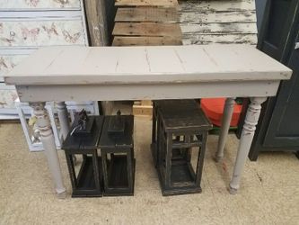 Handmade console table