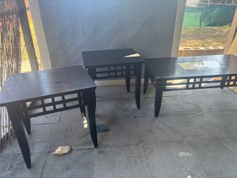 Rustic Asian inspired rustic table set from World Market