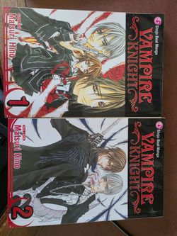 Vampire Knight manga Volumes 1 and 2