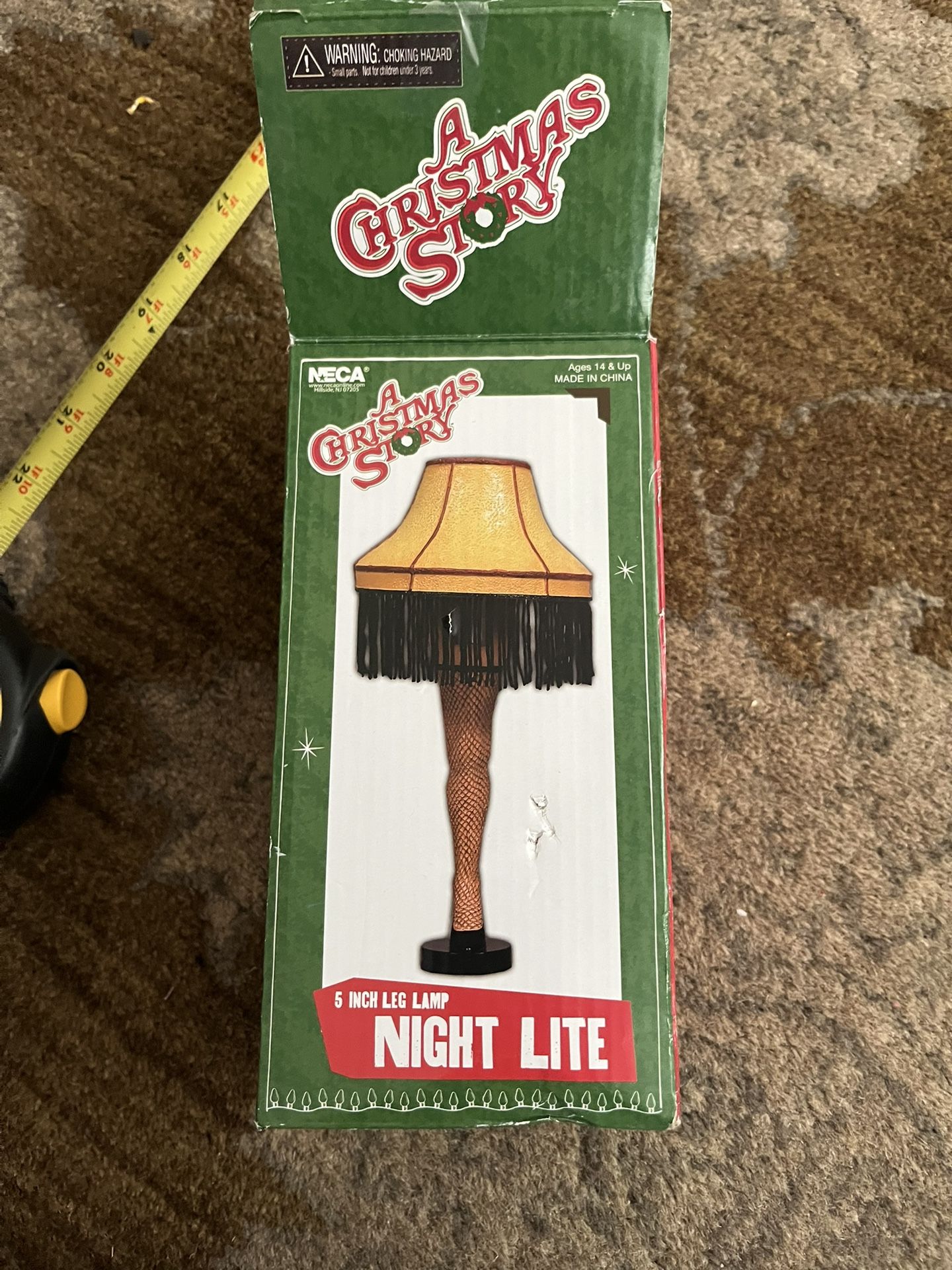 Christmas Story 5-inch Leg Lamp Night Lite. 