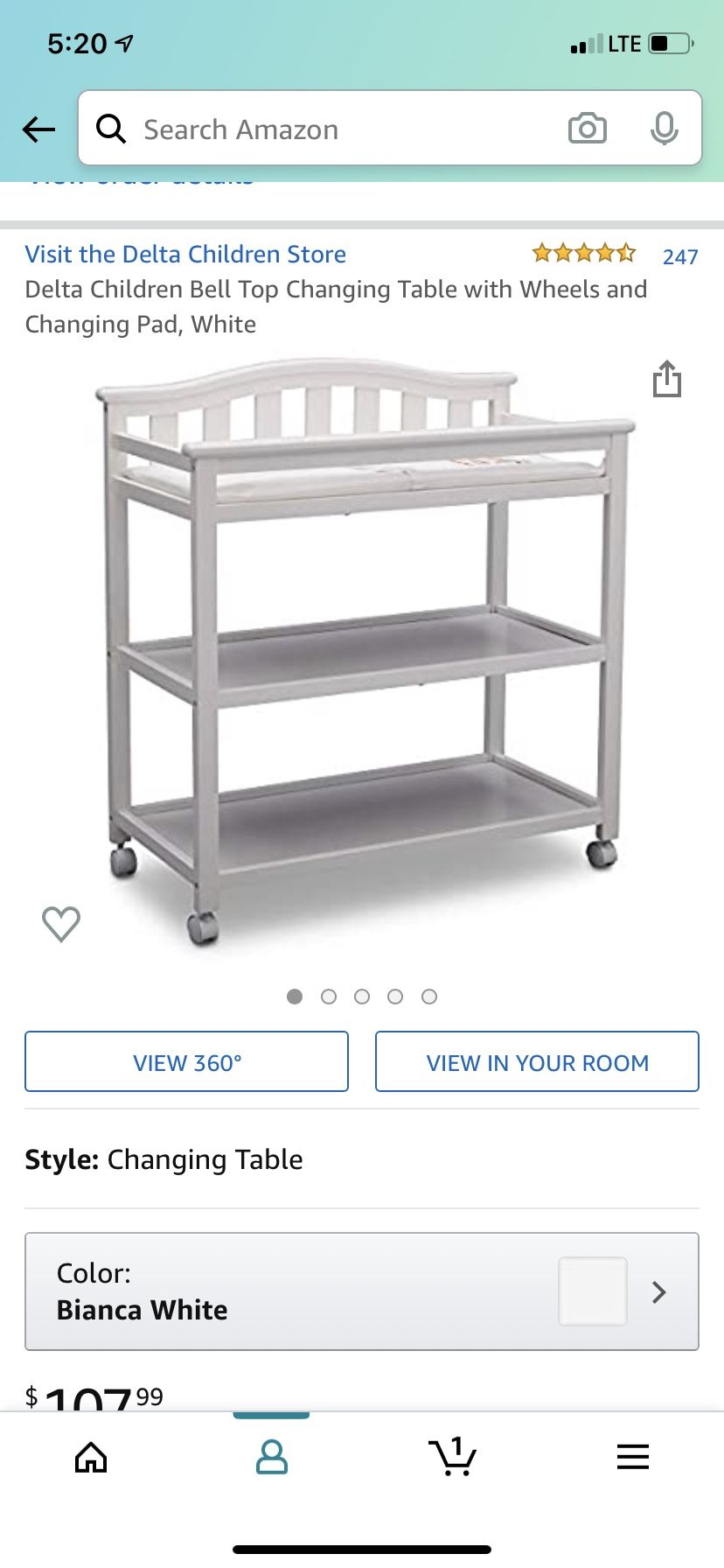 Delta changing table