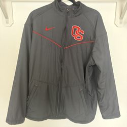 Nike Oregon State Beavers OS Jacket Men’s L Black Orange Full Zip Vintage 2010