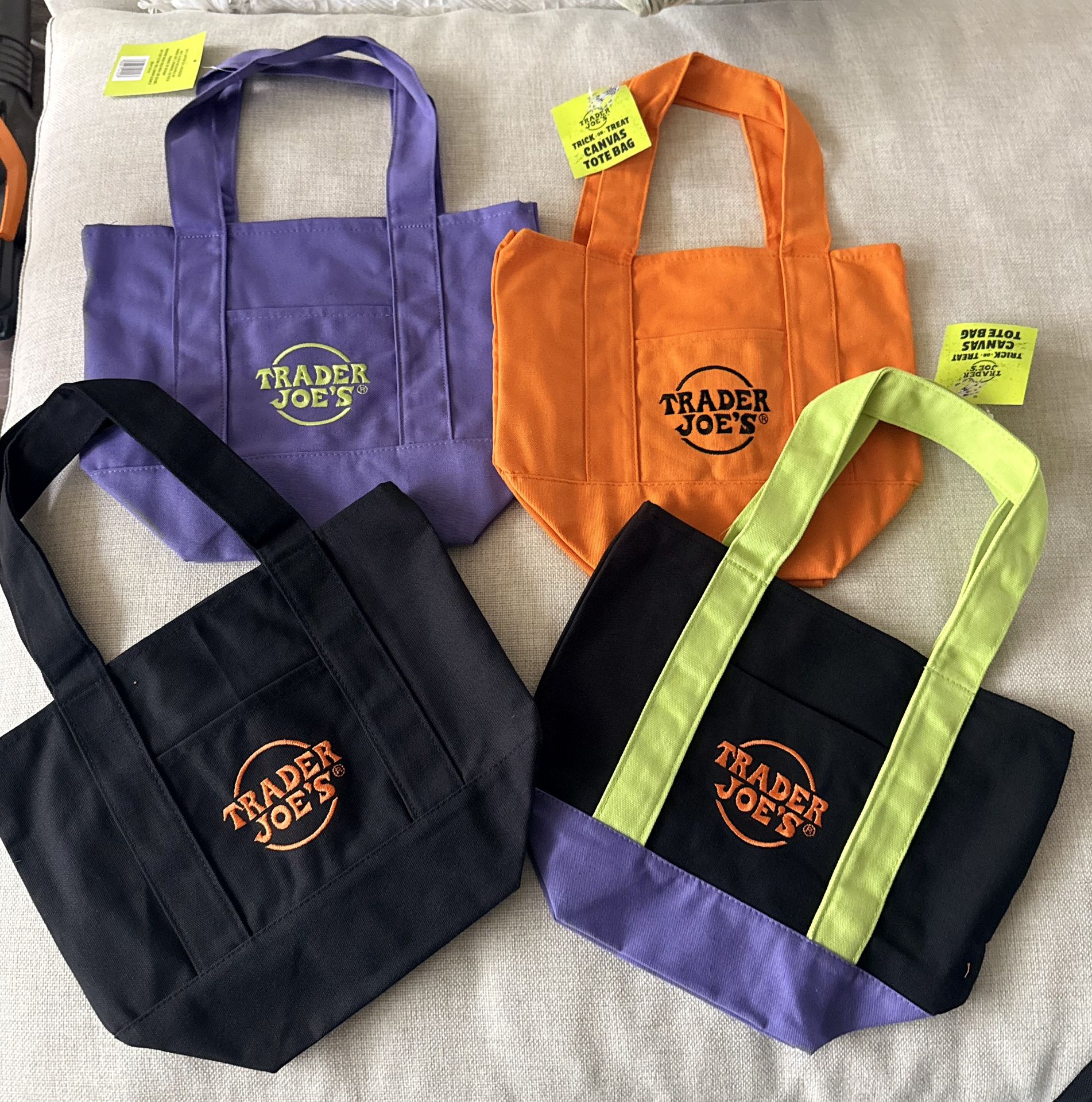 Trader Joes Halloween Tote Bags