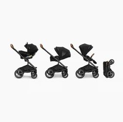 Nuna MIXX Next and PIPA urbn Travel System - Caviar