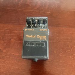 Metal Zone Guitar Pedal