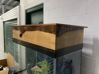 SERIOUS INQUIRIES ONLY ‼️ 65 Gallon Tall With Hand Crafted Canopy