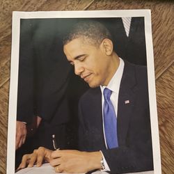 Barack Obama Signed Photo