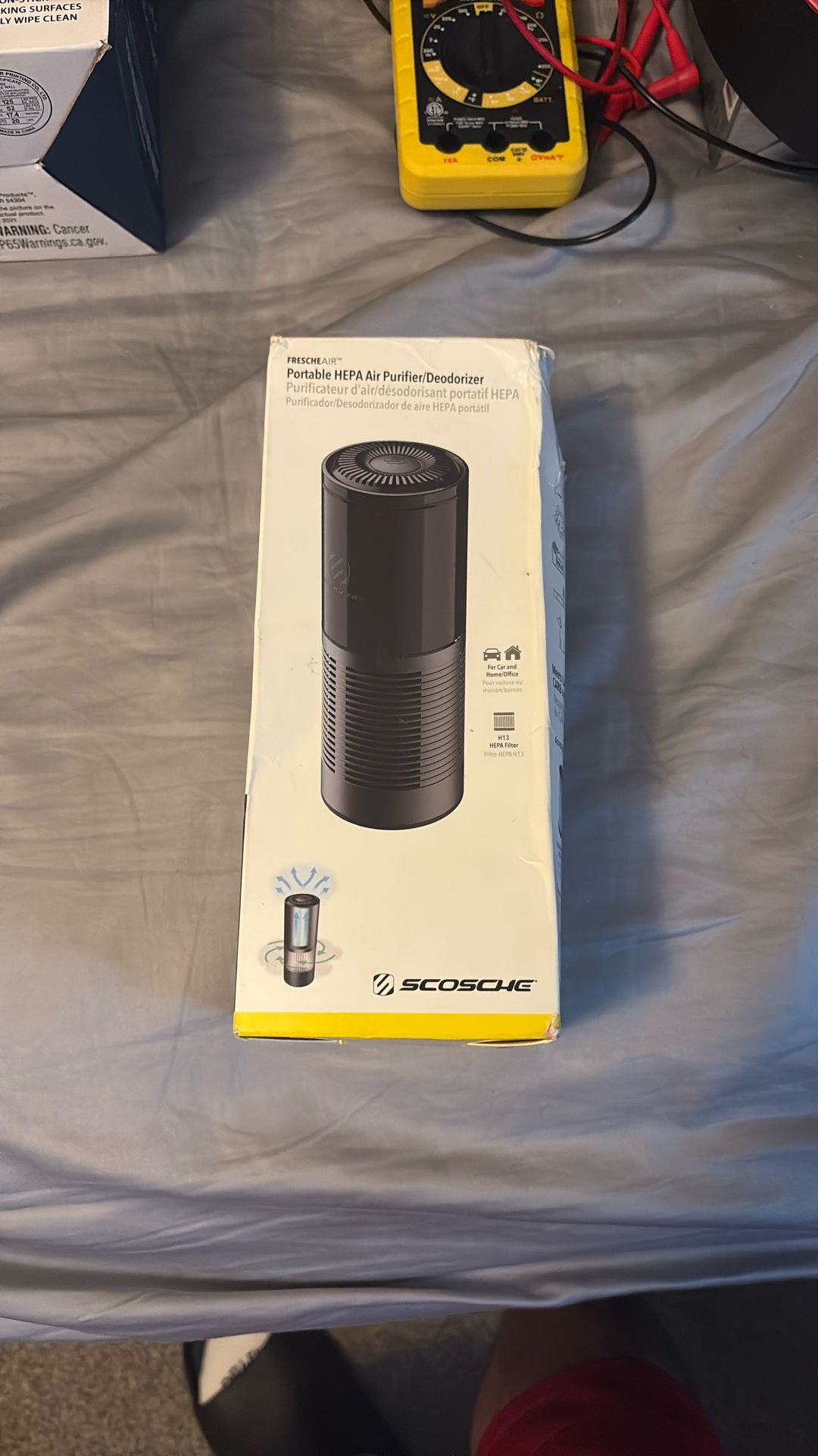 Fresh Air Portable HEPA Air Purifier Deodorizer
