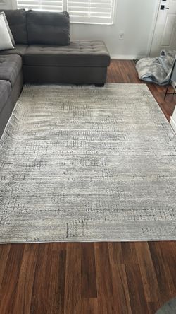 Grey Area rug .. 6’x9’