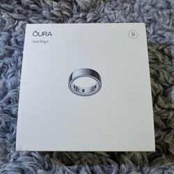 Oura Ring 4 - Silver - Size 9