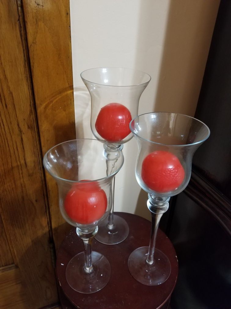 3 piece candle holder