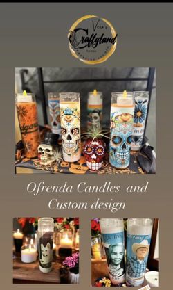 Dia De Los Muertos candles