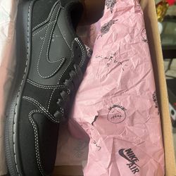 🔥$125OBO AJ1 Travis Scott “Black Phantom” Size 12