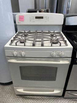 GE Profile 30” Beige Gas Stove 
