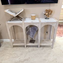 Boho console table