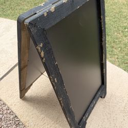 Rustic Wooden Double Sided A-Frame Chalkboard Sign