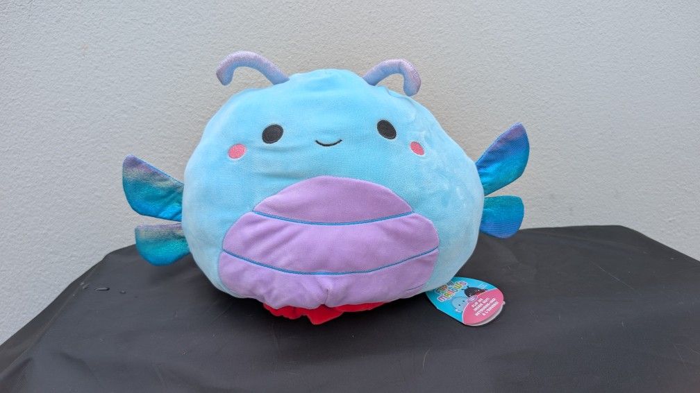 Squishmallow New With Tag Reversible Ladybug