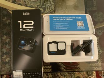 GoPro HERO12 Black – Open Box, Unused w/ Accessories