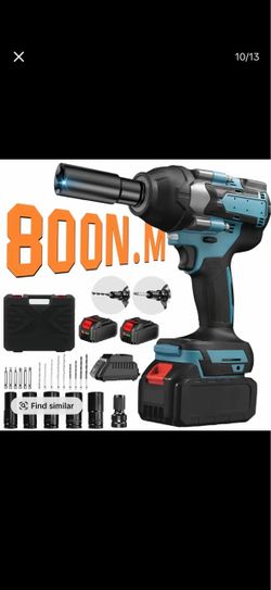 3 in 1 Cordless Impact Wrench 800N.m  1/2 Impact Gun