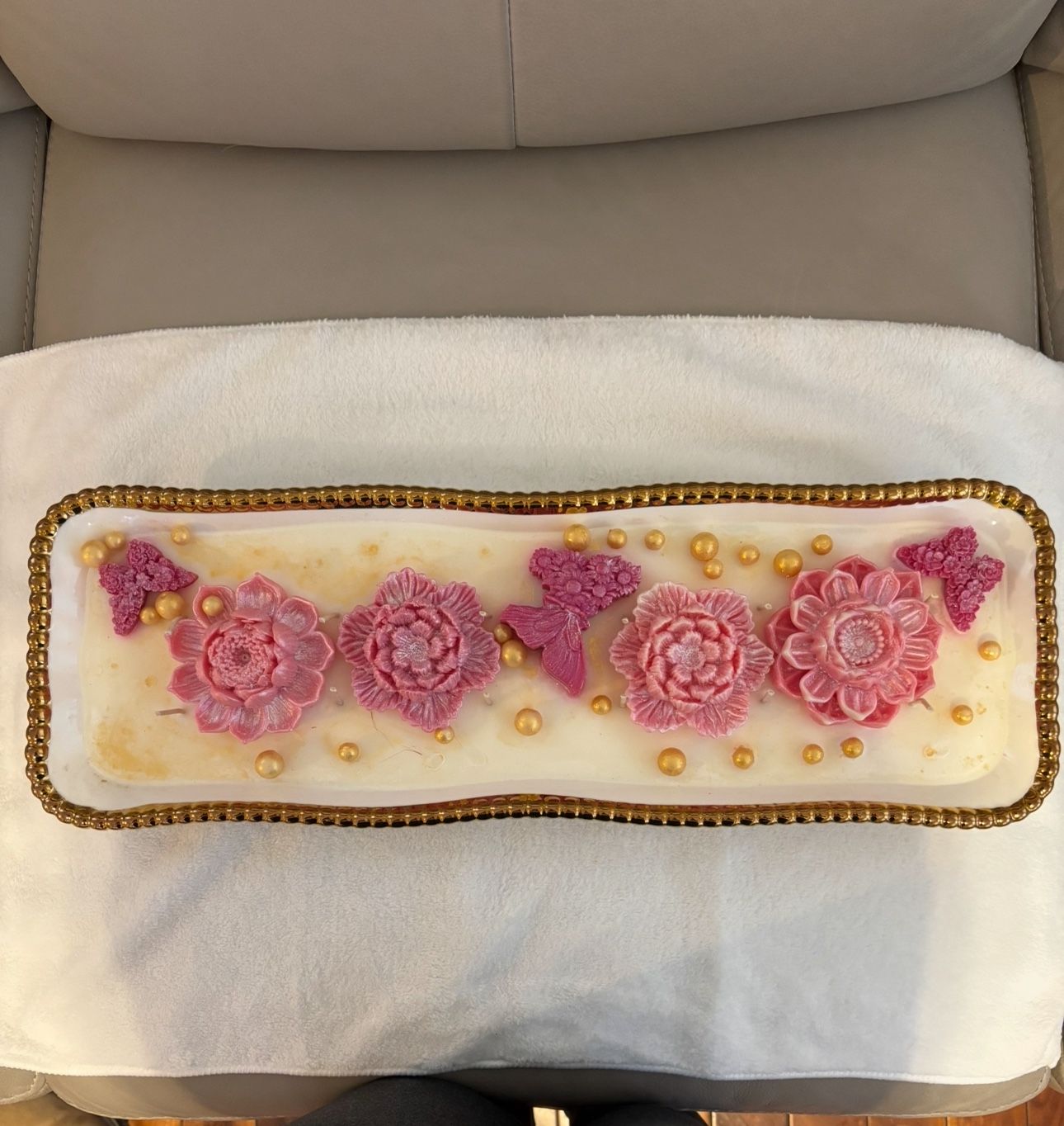 Vela En Canoa De Cera De Soja