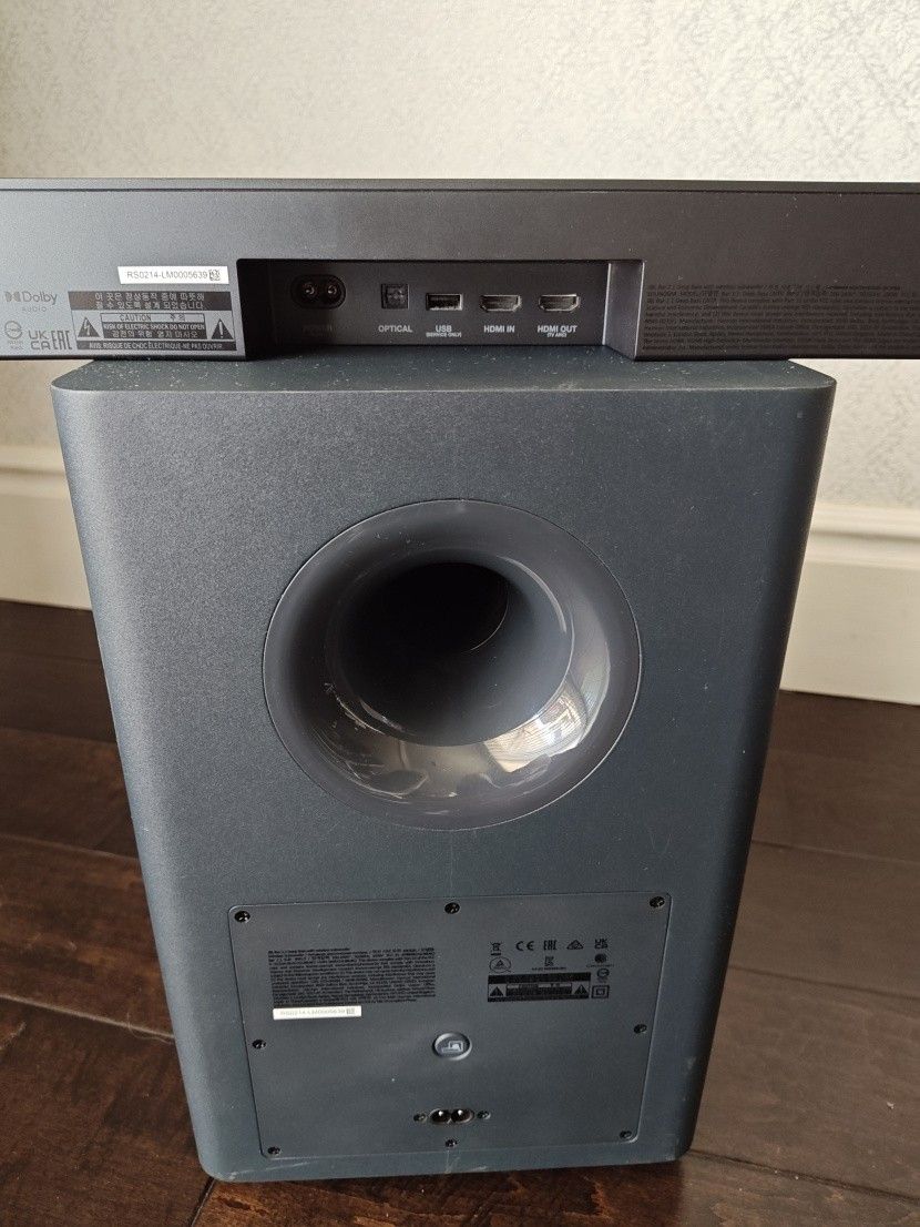 JBL Deep Bass Sound Bar & Subwoofer
