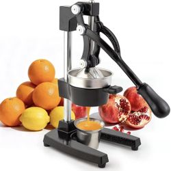 Manual Cast Iron Juicer, Commercial Lemon Squeezer, Professional Citrus Juicer, Ideal for Extracting Juice From Lemons, Oranges, and Grapefruits. Easy