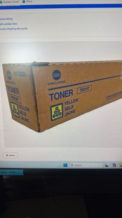 KONICA MINOLTA TN216Y YELLOW TONER