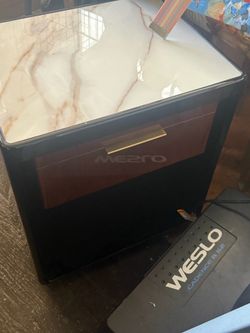 Mini nightstand with Marble Top