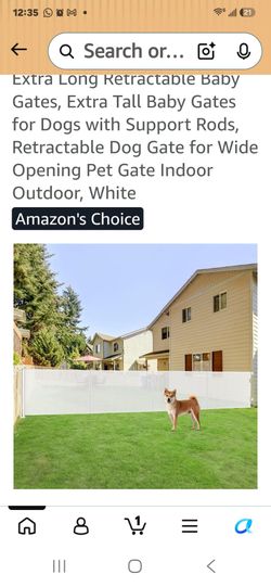 Extra Long Retractable Baby Gates