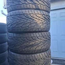 4 semi New Tires 295/35r22 toyo proxes 🤑free Installation and balance ‼️ 99%tread year 2026 