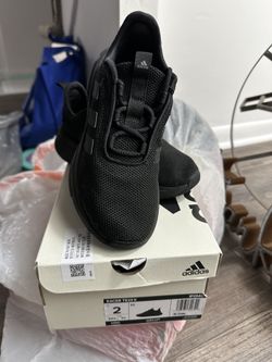 Adidas Black Sneakers Boys Size 2