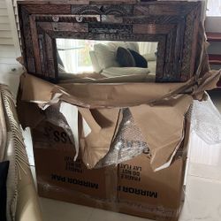 Wall Mirror- Rustic Style 