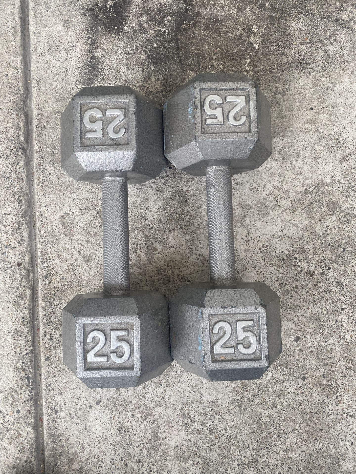 25 Lbs Dumbbells