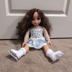 Disney ILY 4ever Olaf- Inspired 18"" Brunette Doll