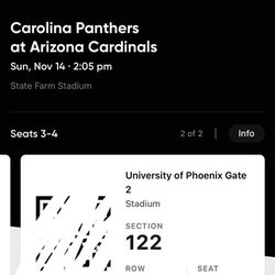 Cardinal Vs Panther Tickets