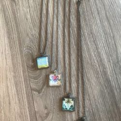 4 Art Nouveau Necklaces