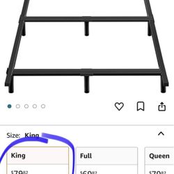 New! King Size Bed Frame 