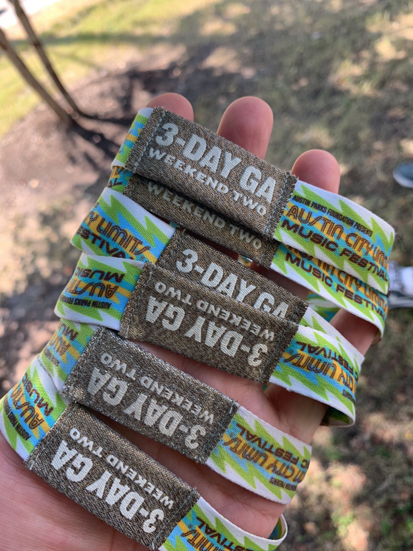 ACL WRISTBANDS SUNDAY