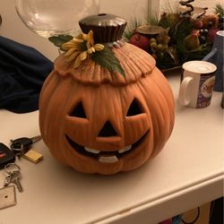 Terracota Hallooween Pumpkin