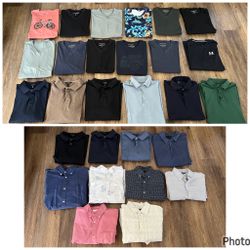 Medium/large, mens 28 piece tops bundle (Gap & Banana Republic)