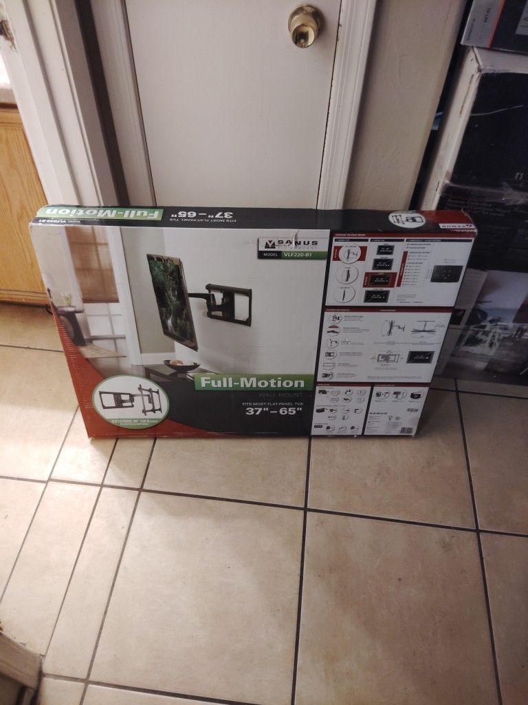 Full Motion Wall Mount Flat Panel TV 37 To 65 Inche