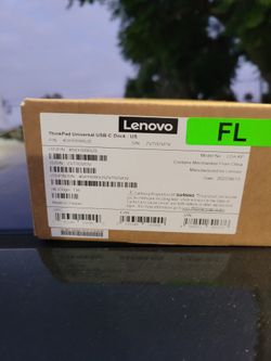 LENOVO THINKPAD USB-C 3.0 DOCK BRAND NEW IN BOX $100 Obo