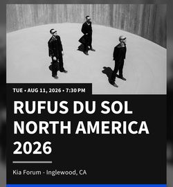 Rufus de sol tickets