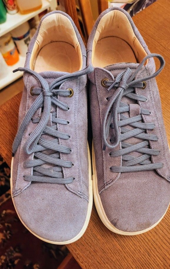 Birkenstock Blue Suede Shoes