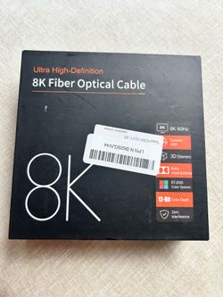 8k Fiber optical cable